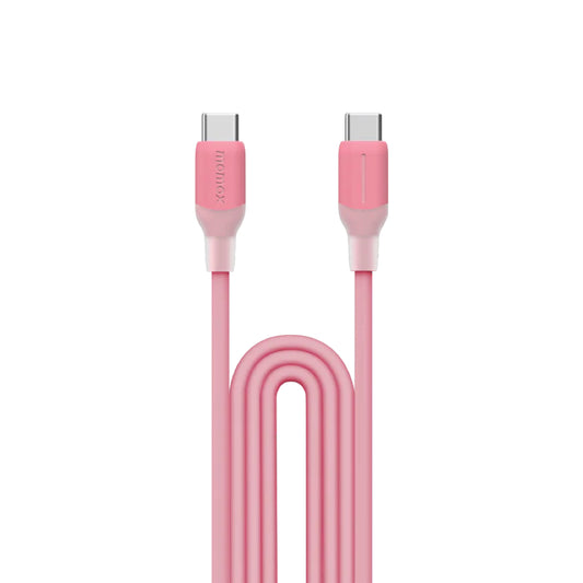 MOMAX 1-Link USB-C To USB-C (1.2m / Support 60W) Charging + Data Transfer cable (TPE + Silicon)