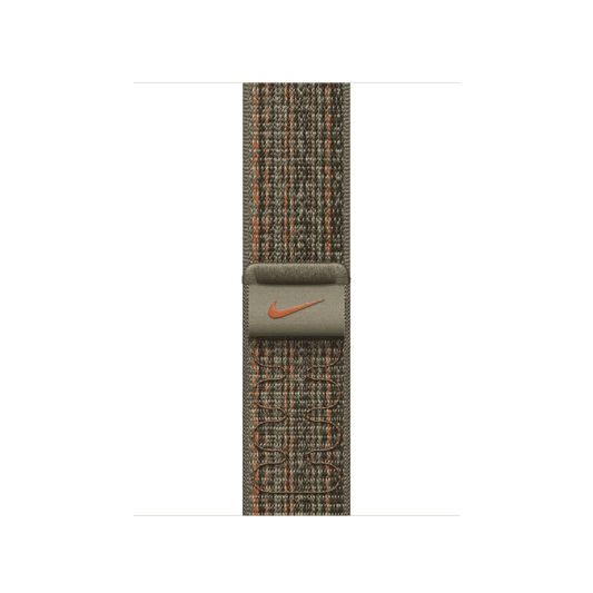 สาย Nike Sport Loop Sequoia/Orange สำหรับ Apple Watch 41มม.
