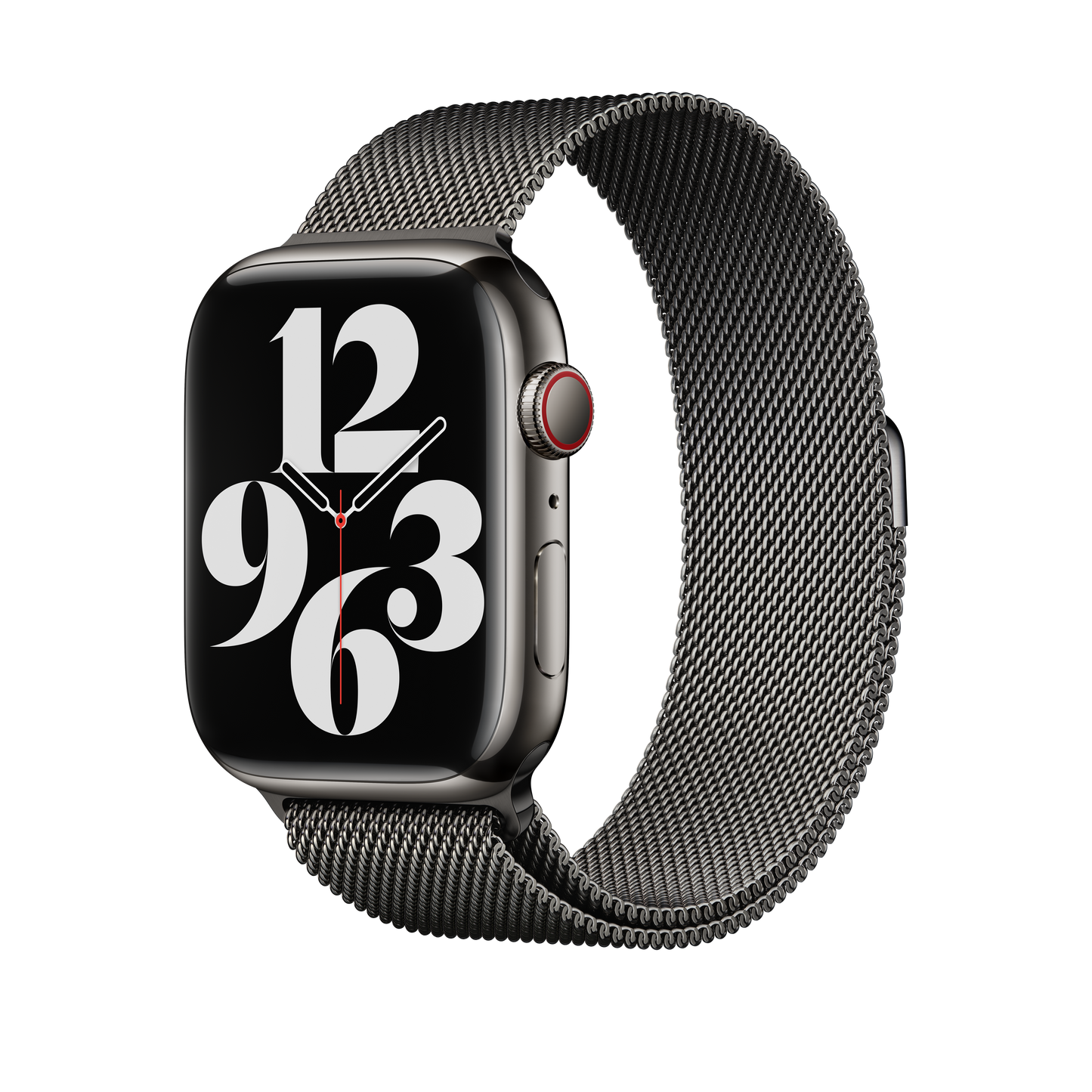 สายแบบ Milanese Loop Graphite สำหรับ Apple Watch 45มม.