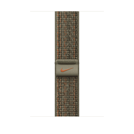 45mm Sequoia/Orange Nike Sport Loop