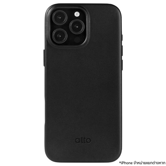 เคสกันกระแทก iPhone 16 Pro Max Alto Clop Leather Magnetic สี Raven