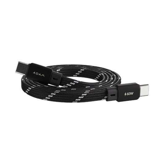 Adam Element Casa C to C Magnetic Flat Cable 60W 1M- Black