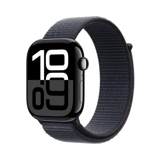 Apple AW 46mm Jet Black Aluminium Case S10 GPS - Ink Sport Loop