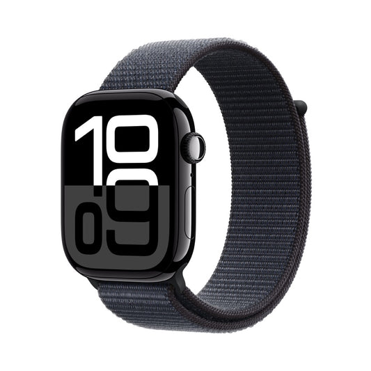 Apple AW 46mm Jet Black Aluminium Case S10 GPS + Cellular - Ink Sport Loop