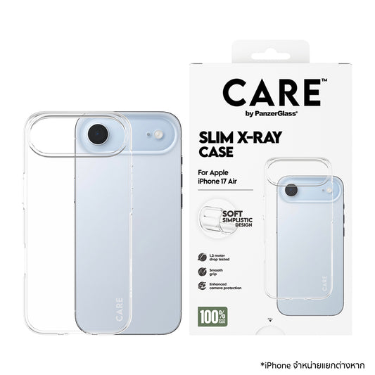 เคสไอโฟน X-Ray สำหรับ iPhone Air สี Transparent แบรนด์ CARE by PanzerGlass