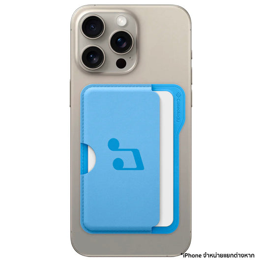 กระเป๋าใส่บัตร Caseology Folder Pop สี Sky Blue Music จากแบรนด์ CASEOLOGY