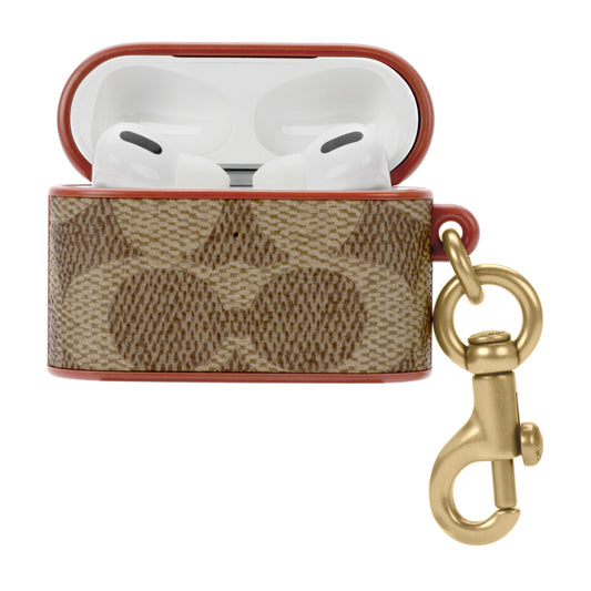 AirPods Pro 1/2 Case Coach Slim Wrap - Signature Tan