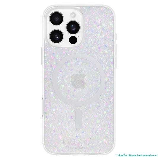 KATE SPADE Prints Mag for iPhone 16 Pro Max - Chunky Glitter Iridescent