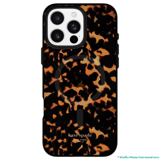 KATE SPADE Prints Mag for iPhone 16 Pro Max - Tortoise