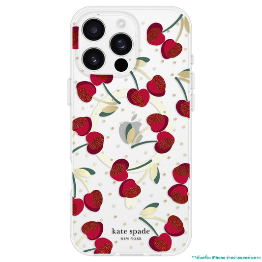 KATE SPADE Prints Mag for iPhone 16 Pro Max - Cherry Dot