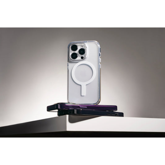 DEVILCASE Guardian Standard for iPhone 15 Pro Max - Clear Mag/Silver