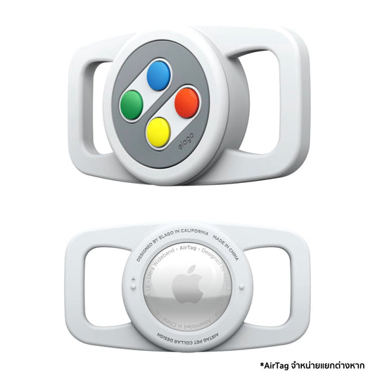 เคส W5 Pet Collar สำหรับ Airtag สี Light Grey จากแบรนด์ ELAGO