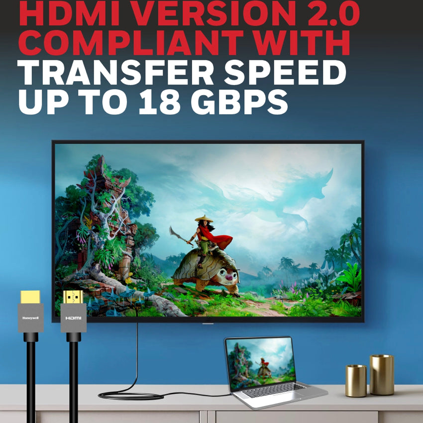 สายสัญญาณ Honeywell HDMI 2.0 พร้อม Ethernet ความยาว 2 เมตร