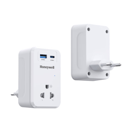 หัวชาร์จ Honeywell Surge Cube พร้อม USB-C 1 พอร์ต และ USB-A 1 พอร์ต