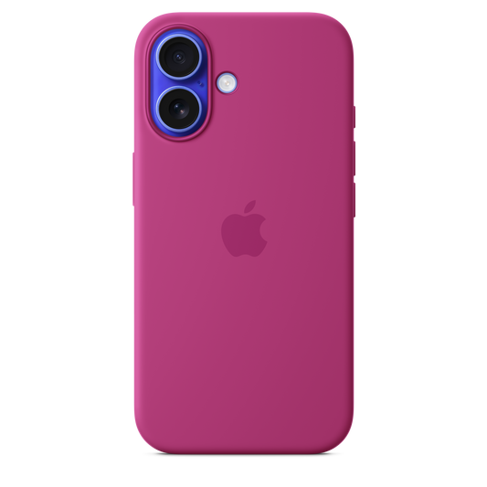 Apple Silicone Case MagSafe iPhone 16 - Fuchsia