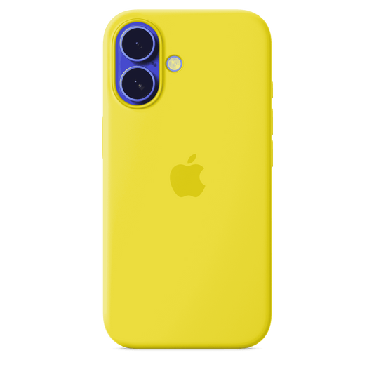 Apple Silicone Case MagSafe iPhone 16 - Star Fruit