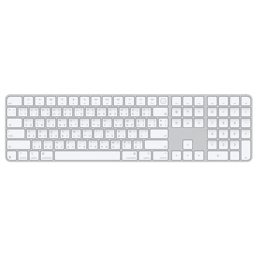 Magic Keyboard พร้อม Touch ID สำหรับ Mac ที่ใช้ชิป Apple silicon รุ่นภาษาไทย ปุ่มสีขาว ดีไซน์บาง เบา ใช้งานสะดวก ปลอดภัยทุกการปลดล็อก