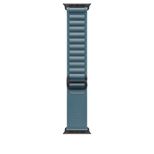49mm Light Blue Alpine Loop - Large - Black Titanium Finish