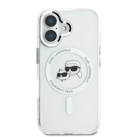 เคสไอโฟน Karl Karl-Choupette Head สำหรับ iPhone 16 สี White จากแบรนด์ KARL LAGERFELD