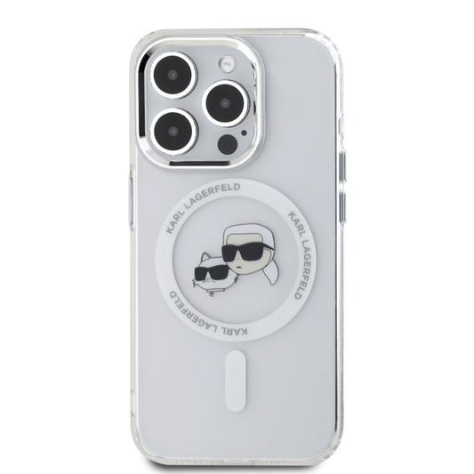 เคสไอโฟน Karl Karl-Choupette Head สำหรับ iPhone 16 Pro สี White จากแบรนด์ KARL LAGERFELD