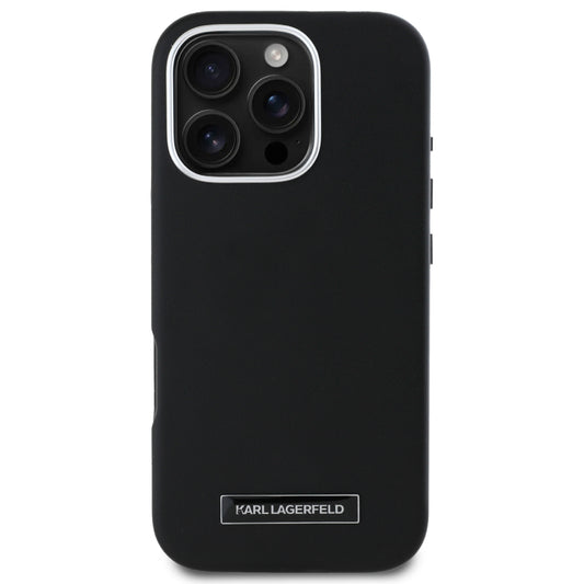 เคส MagSafe PU Full Wrapped สำหรับ iPhone 16 Pro Max สี Black จากแบรนด์ KARL LAGERFELD