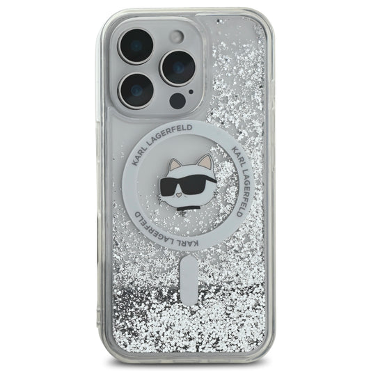 เคส Choupette Head รองรับ MagSafe สำหรับ iPhone 16 Pro Max สี Transparent จากแบรนด์ KARL LAGERFELD
