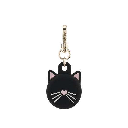 KATE SPADE Protective AirTag Keychain Holder - Black Cat