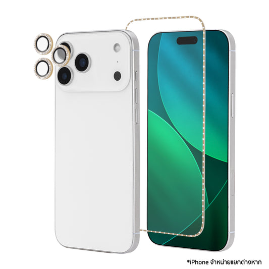 KATE SPADE Screen/Lens Protector Style Kit for iPhone 17 Pro สีทอง