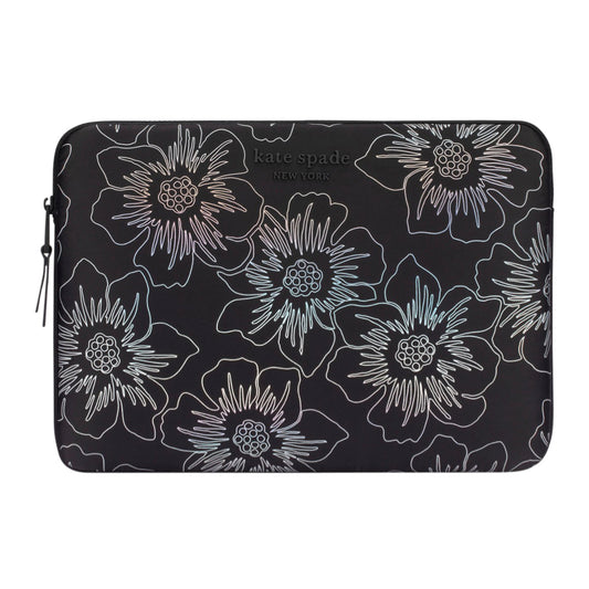 กระเป๋าคอมพิวเตอร์ Puffer 16 นิ้ว สี Hollyhock Iridescent Black ปกป้อง MacBook หรือ Laptop ของคุณ จากแบรนด์ KATE SPADE