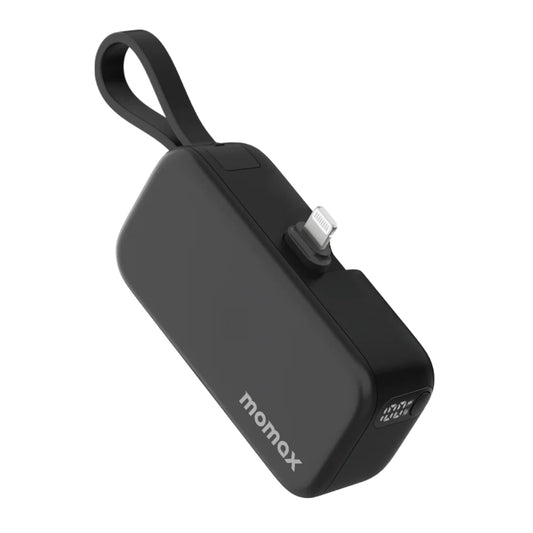แบตเตอรี่สำรอง Momax 1-Power Mini 3-in-1 ความจุ 5000mAh (Lightning) สี Black