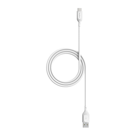 สายชาร์จ Mophie Essential USB-A to USB-C วัสดุ TPE สี White 1 เมตร