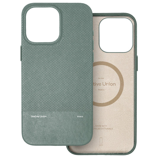 เคสหนัง iPhone 16 Pro Max Native Union Classic สี Slate Green