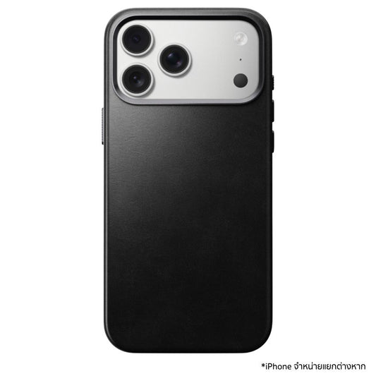 NOMAD Traditional Leather Case - iPhone 17 Pro Max - Black - Horween
