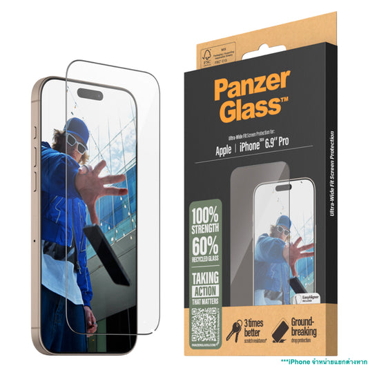 PANZERGLASS Ultra Wide Fit for iPhone 16 Pro Max