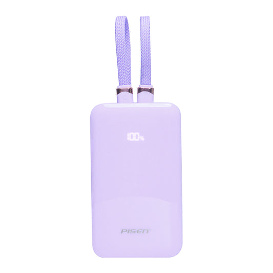 แบตเตอรี่สำรองพกพา PowerLink X2 ความจุ 10000 mAh สี Purple แบรนด์ PISEN