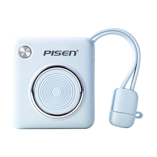 แบตเตอรี่สำรองพกพา Retro Power Block สี Blue แบรนด์ PISEN