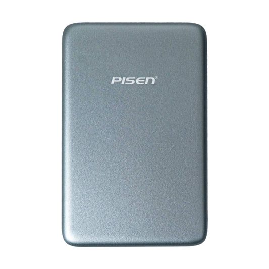 Powerbank PISEN SleekVolt สีเทา ความจุ 10,000 mAh รองรับชาร์จเร็ว 20W แบบไร้สาย (MagSafe / Qi)