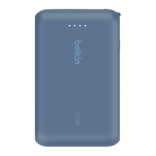 BELKIN BOOST CHARGE Power Bank 10K with built in cable-Blue