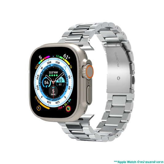สาย Apple Watch Spigen Modern Fit (42mm/44mm/45mm/49mm) สี Silver