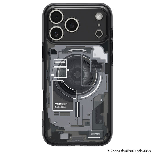 เคส Spigen Ultra Hybrid MagFit Zero One Black สำหรับ iPhone 17 Pro Max