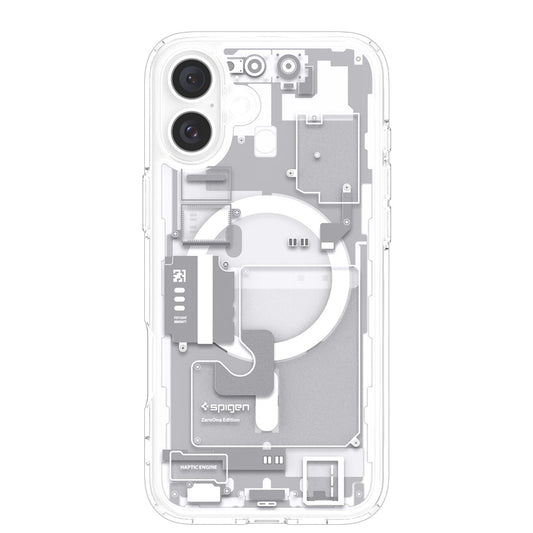 SPIGEN Ultra Hybrid Magfit for iPhone 16 - Zero One White