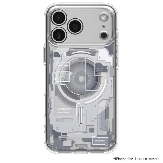 เคส Spigen Ultra Hybrid MagFit Zero One White สำหรับ iPhone 17 Pro Max