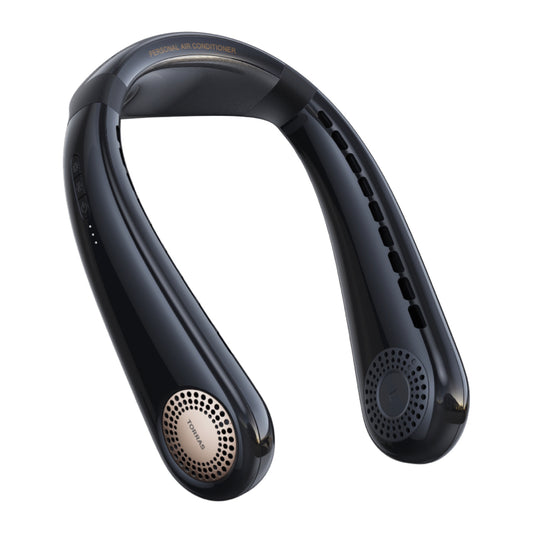 พัดลมคล้องคอ Torras Coolify Air สี Golden Black ให้ความเย็นได้นานถึง 24 ชั่วโมง พกพาสะดวก ใช้งานง่าย