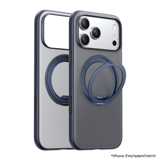 iPhone 17 Pro เคสสีน้ำเงิน Torras Ostand R Fitness Series ขาตั้ง 360°