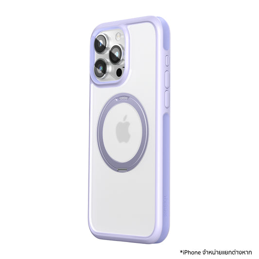 เคสไอโฟน Upro Ostand R Fusion สำหรับ iPhone 15 Pro สี Purple แบรนด์ TORRAS