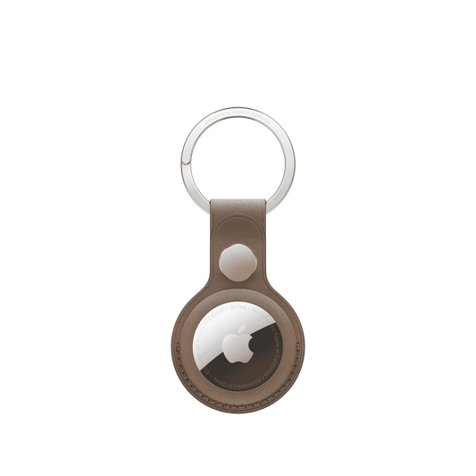 AirTag FineWoven Key Ring - Taupe