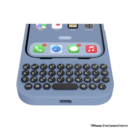 เคสพร้อมคีย์บอร์ด สำหรับ iPhone 16 Pro Max สี Surf