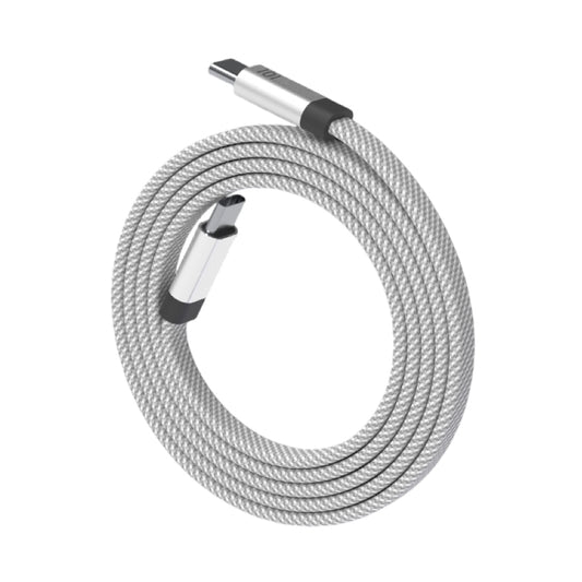 Function 101 Neat Cable C to C Magnetic Flat 1M 60W - Silver