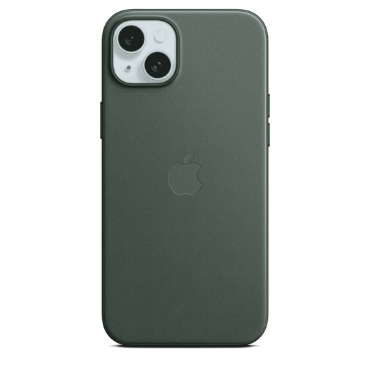 iPhone 15 Plus FineWoven Case with MagSafe - Evergreen