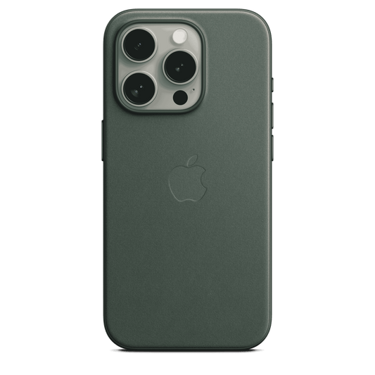 iPhone 15 Pro FineWoven Case with MagSafe - Evergreen